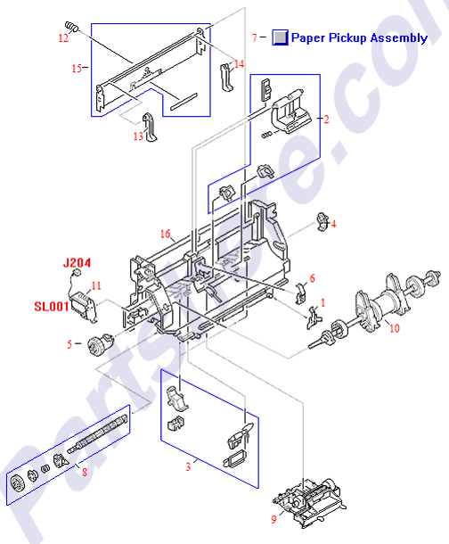 HP parts picture diagram for RY7-5009-000CN, RY7-5077-000CN, RG5-3486-040CN-C, RB1-7197-020CN, RY7-5077-000CN-C, RG5-3484-070CN, RG5-3486-040CN, RS5-2501-000CN, RB1-7172-000CN, RB1-7199-000CN, RB1-7177-000CN, RB1-7184-000CN, RB1-7185-000CN, RB1-7186-000CN, RG5-3486-040CN-R, RY7-5077-000CN-R, RH7-5139-000CN, RG5-1947-000CN, RF5-2372-000CN